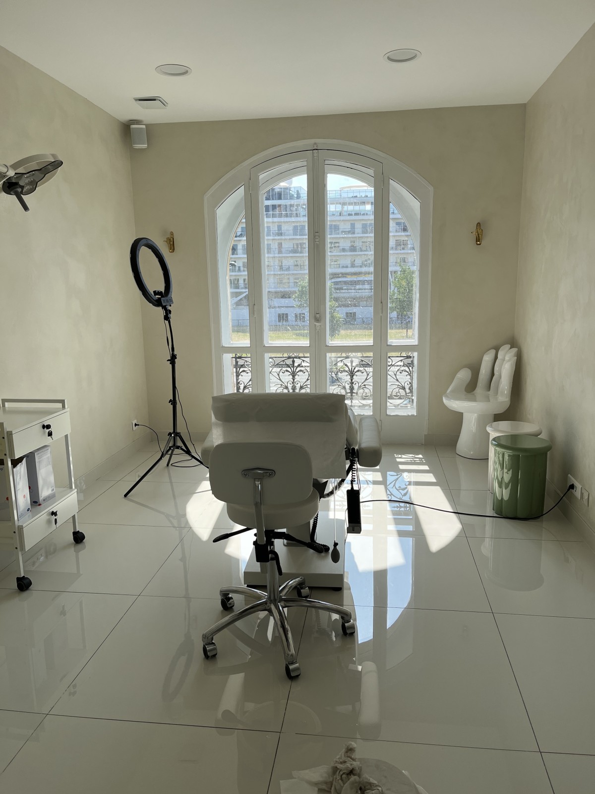 Salle de soins climatisée de la clinique